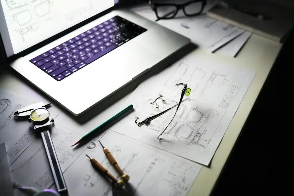 electrical blueprint design and load calculation layout