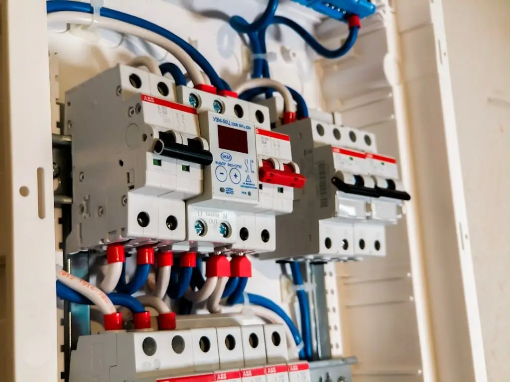 modern circuit breaker panel