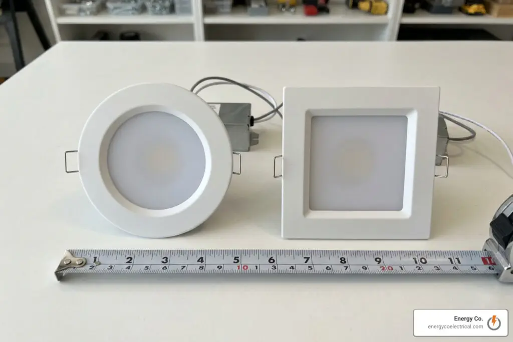 Sizing and shape options for LED retrofit kits