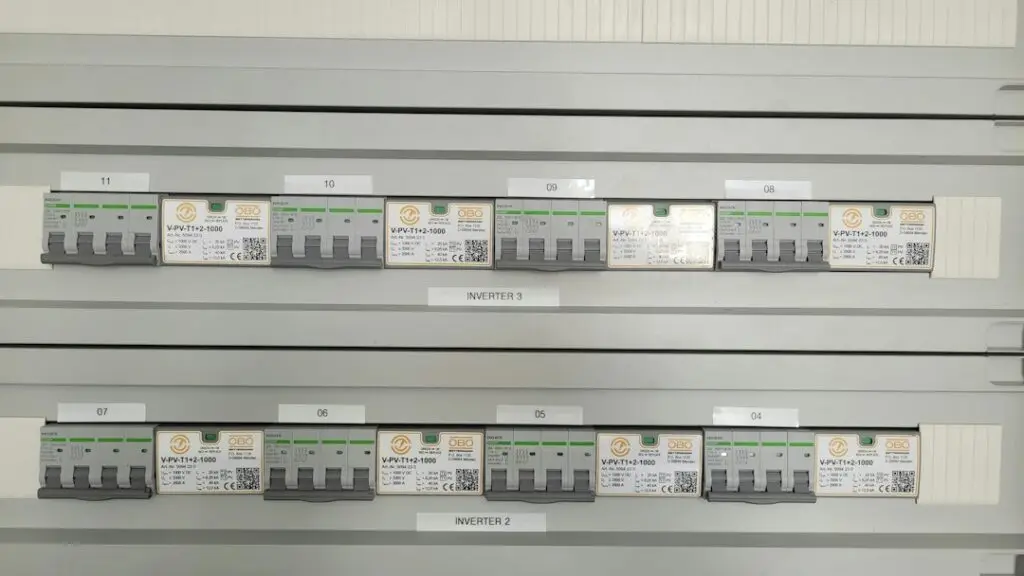 tripped circuit breaker in panel