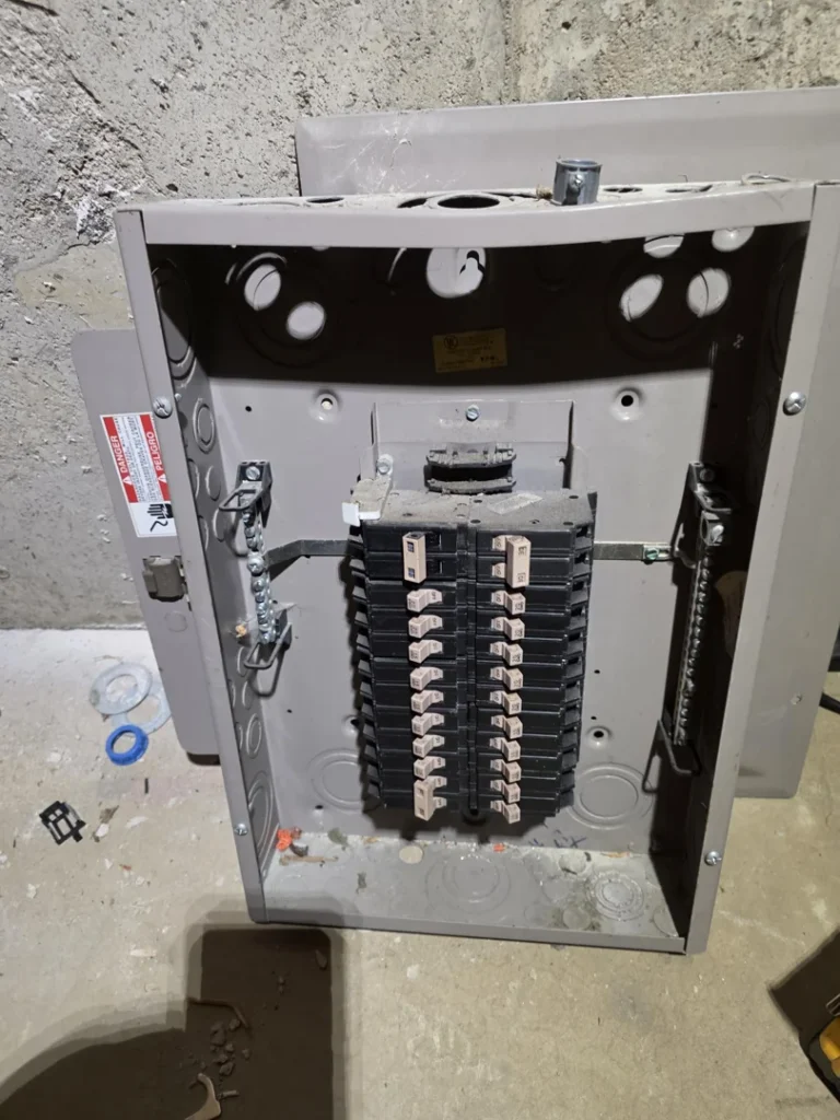 garage electric panel