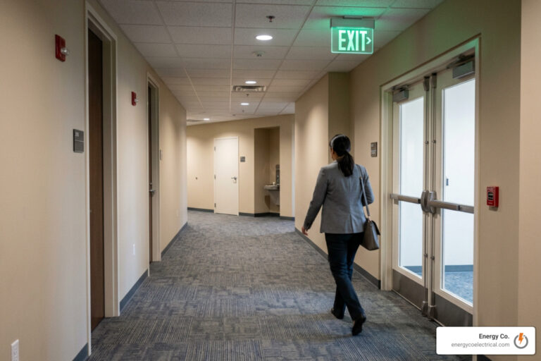 exit sign compliance Elk Grove Village